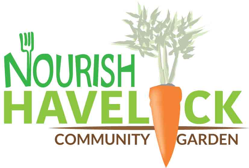 Nourish Havelock community garden logo